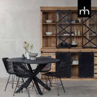 Mangoholz Buffet-Schrank Denver 220×220 cm X Mahom