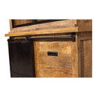 Mangoholz Buffet Schrank Denver 100 cm mit Türen Gerade Mahom