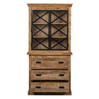 Mangoholz Buffet-Schrank Denver 100 cm 3 Schubladen X Mahom