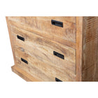 Mangoholz Buffet-Schrank Denver 100 cm 3 Schubladen X Mahom