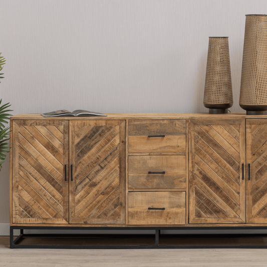 Mangoholz Anrichte Reno 200 cm Mahom