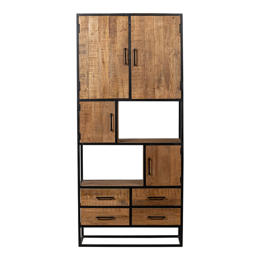 Mangoholz Fächerschrank San Antonio 90 cm Mahom